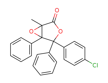 α,β-epoxy-α-methyl-β-phenyl-γ-(γ-chlorophenyl-γ-phenyl)butyrolactone