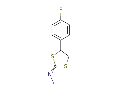 4-(4-fluorophenyl)-N-methyl-1,3-dithiolan-2-imine