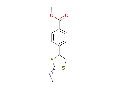 methyl 4-(2-(methylimino)-1,3-dithiolan-4-yl)benzoate