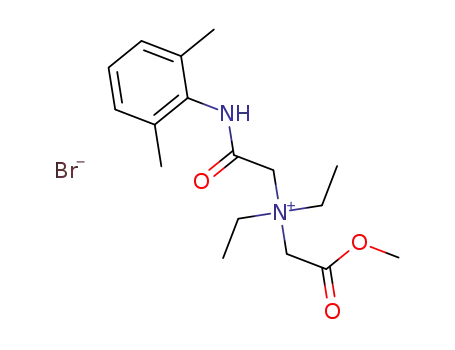 2-((2,6-dimethylphenyl)amino)-N,N-diethyl-N-(2-methoxy-2-oxoethyl)-2-oxoethan-1-aminium bromide