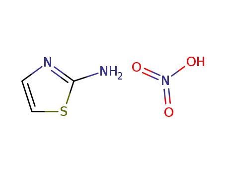 Molecular Structure of 57530-25-3 (thiazol-2-amine mononitrate)