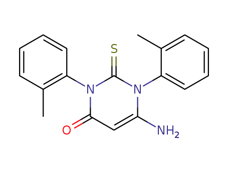 6-amino-1,3-di(2-methylbenzene)-2-thiouracil