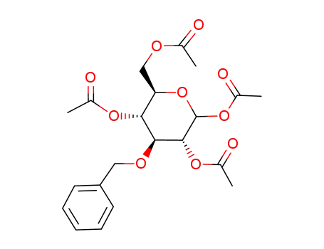 3-O-benzyl-1,2,4,6-tetra-O-acetyl-D-glucopyranose