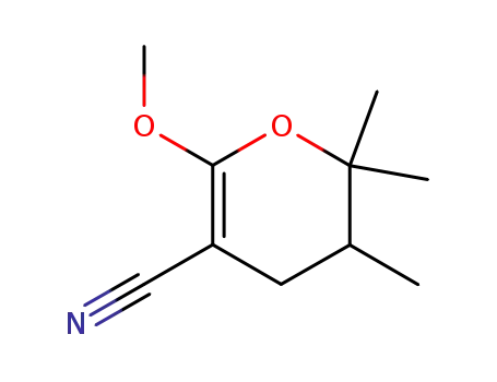 2-Methoxy-5,6,6-trimethyl-5,6-dihydro-4H-pyran-3-carbonitrile