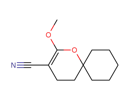 2-Methoxy-1-oxa-spiro[5.5]undec-2-ene-3-carbonitrile