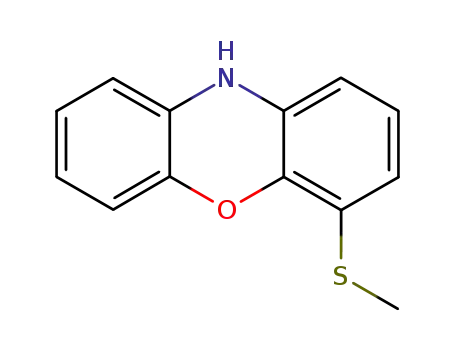 Molecular Structure of 113201-99-3 (10H-Phenoxazine, 4-(methylthio)-)