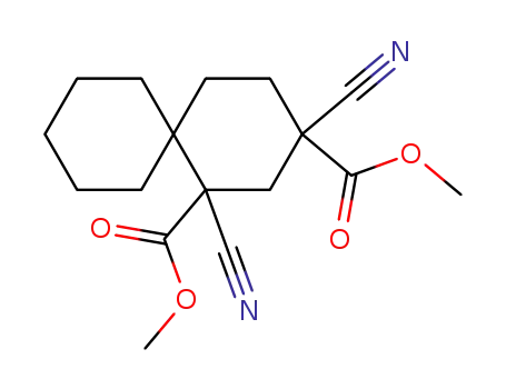 1,3-Dicyano-spiro[5.5]undecane-1,3-dicarboxylic acid dimethyl ester