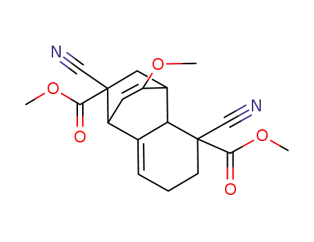 dimethyl 5,10-dicyano-3-methoxy-1,4,4a,5,6,7-hexahydro-1,4-ethanonaphthalene-5,10-dicarboxylate