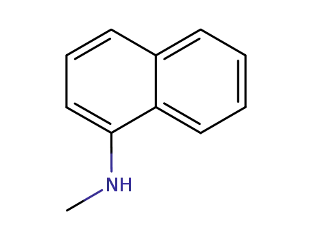 Molecular Structure of 2216-68-4 (N-METHYL-N-1-NAPHTHYLAMINE)