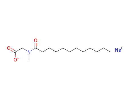 Molecular Structure of 137-16-6 (Sodium lauroylsarcosinate)