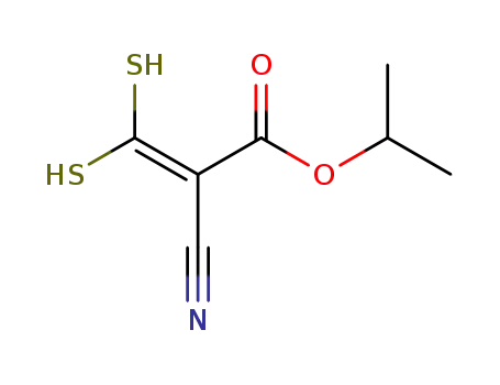 2-Cyano-3,3-dimercapto-acrylic acid isopropyl ester