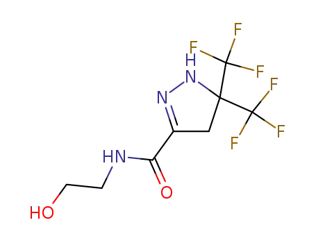 3-monoethanolamido-5-bis(trifluoromethyl)-2-pyrazoline
