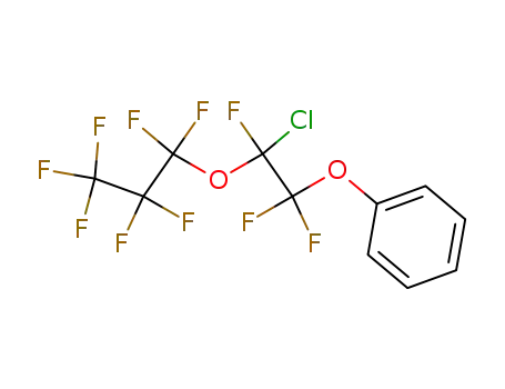 Molecular Structure of 144373-62-6 (Benzene, [2-chloro-1,1,2-trifluoro-2-(heptafluoropropoxy)ethoxy]-)