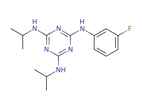 4,6-Di(isopropylamino)-6-(3-fluoranilino)-1,3,5-triazin