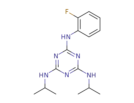 4,6-Di(isopropylamino)-6-(2-fluoranilino)-1,3,5-triazin
