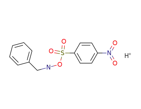 Molecular Structure of 80953-40-8 (Benzenemethanamine, N-[[(4-nitrophenyl)sulfonyl]oxy]-)