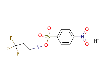 Molecular Structure of 114466-98-7 (1-Propanamine, 3,3,3-trifluoro-N-[[(4-nitrophenyl)sulfonyl]oxy]-)