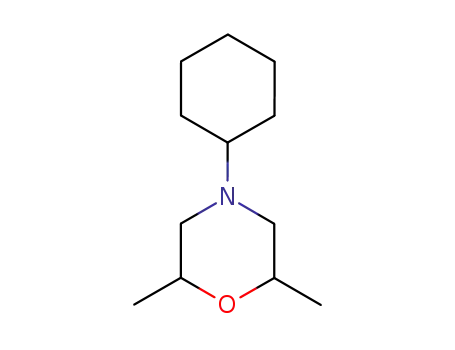 Molecular Structure of 1774-04-5 (Morpholine, 4-cyclohexyl-2,6-dimethyl-)