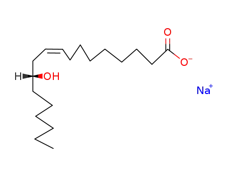 9-Octadecenoic acid,12-hydroxy-, sodium salt (1:1), (9Z,12R)- cas  5323-95-5