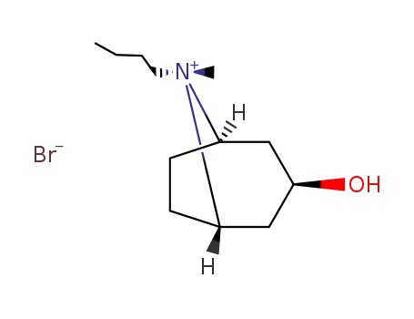 8anti-butyl-3exo-hydroxy-8syn-methyl-nortropanium; bromide