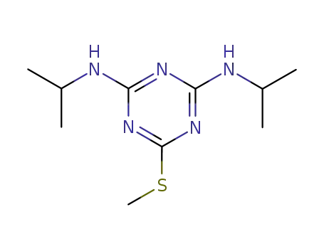 2-methylthio-4,6-bis(isopropylamino)-s-triazine