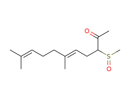 6,10-dimethyl-3-methylsulfinyl-5,9-undecadien-2-one