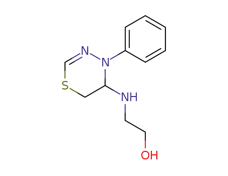 2-(4-Phenyl-5,6-dihydro-4H-[1,3,4]thiadiazin-5-ylamino)-ethanol