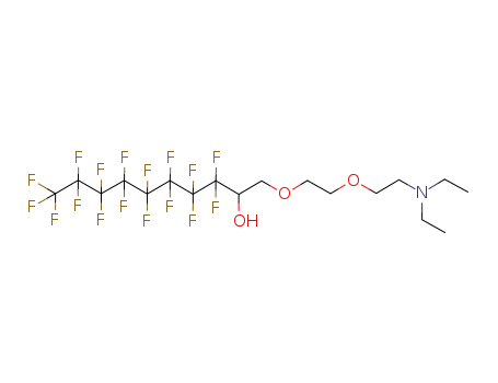 N,N-diethyl hydroxy-8 F-octyl-8 dioxa-3,6 octylamine