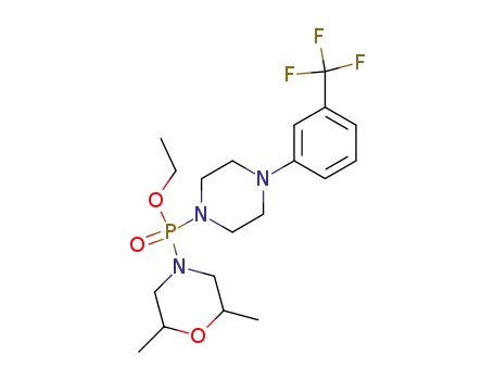 Ethyl<4-(3-trifluormethylphenyl)-piperazin-1-ylamido>-(2,6-dimethylmorpholin-4-ylamido)phosphat