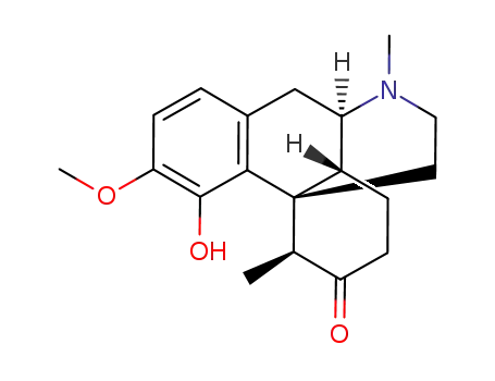 (-)-4,14β-dihydroxy-5β,17-dimethyl-3-methoxymorphinan-6-one