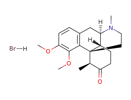 (-)-3,4-dimethoxy-N-5-dimethylmorphinan-6-one hydrobromide