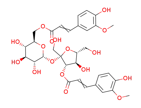 (3-O-feruloyl)-β-D-fructofuranosyl-(2→1)-(6-O-feruloyl)-α-D-glucopyranoside