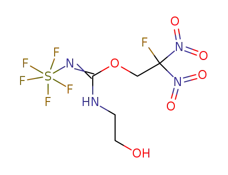 N-(2-hydroxyethyl)-2-fluoro-2,2-dinitroethyl carbamate, pentafluorosulfanylimine