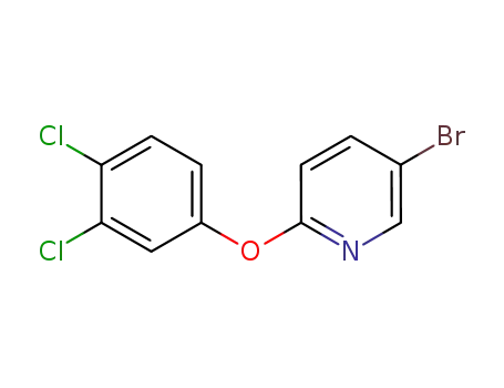 Molecular Structure of 99902-96-2 (5-bromo-2-(3,4-dichloro-phenoxy)-pyridine)