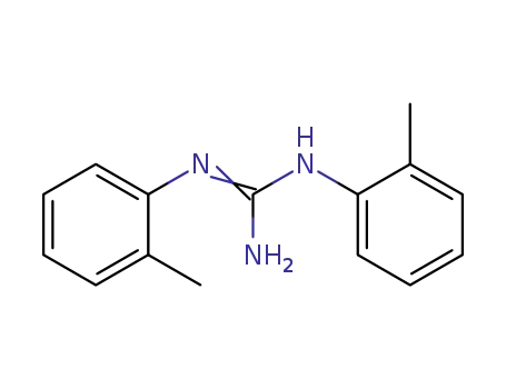 Molecular Structure of 97-39-2 (Di-o-tolylguanidine)