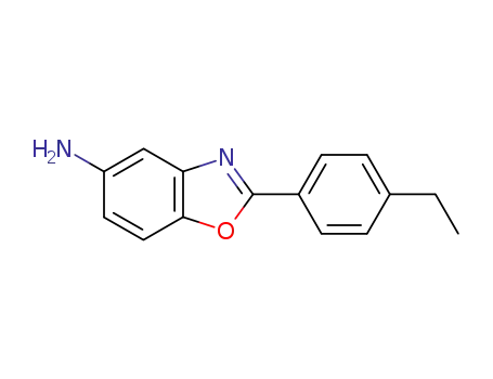 Molecular Structure of 116248-09-0 (2-(4-ETHYL-PHENYL)-BENZOOXAZOL-5-YLAMINE)