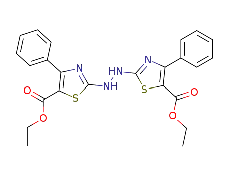4,4'-diphenyl-2,2'-hydrazo-bis-thiazole-5-carboxylic acid diethyl ester