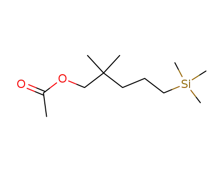 Acetic acid 2,2-dimethyl-5-trimethylsilanyl-pentyl ester