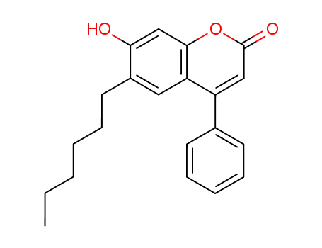 6-Hexyl-7-hydroxy-4-phenyl-chromen-2-one