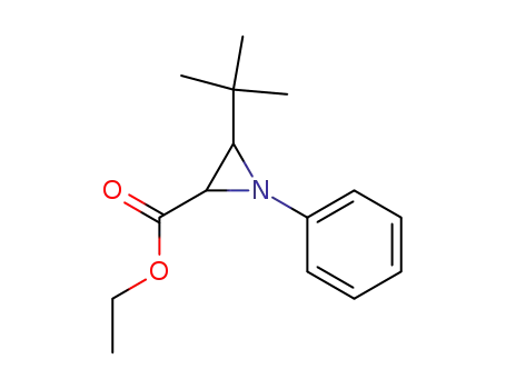3-tert-Butyl-1-phenyl-aziridine-2-carboxylic acid ethyl ester