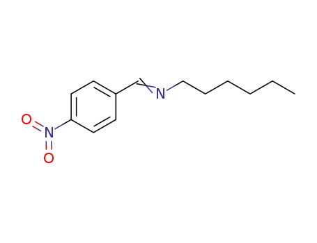 Molecular Structure of 172367-38-3 (1-Hexanamine, N-[(4-nitrophenyl)methylene]-)