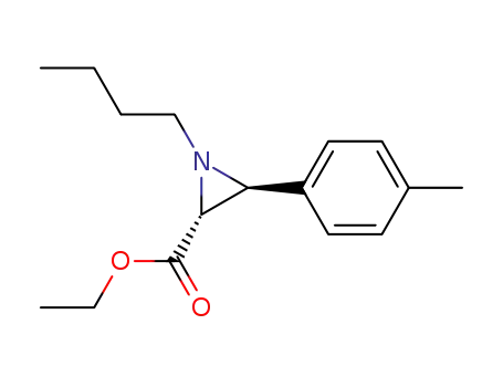 (2R,3S)-1-Butyl-3-p-tolyl-aziridine-2-carboxylic acid ethyl ester
