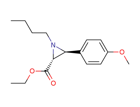 (2R,3S)-1-Butyl-3-(4-methoxy-phenyl)-aziridine-2-carboxylic acid ethyl ester