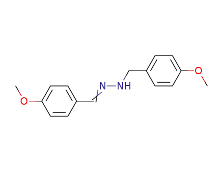 Molecular Structure of 33708-60-0 ((2E)-1-(4-methoxybenzyl)-2-(4-methoxybenzylidene)hydrazine)
