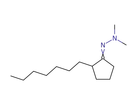 N'-[2-Heptyl-cyclopent-(E)-ylidene]-N,N-dimethyl-hydrazine