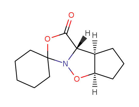 rel-(5aS,8aR,8bS)-1-oxo-1,5a,8a,8b-tetrahydrocyclopent[f]isoxazolo[2,3-c]oxazole-3-spiro-1'-cyclohexane