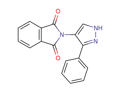 2-(3-phenyl-1H-pyrazol-4-yl)isoindoline-1,3-dione