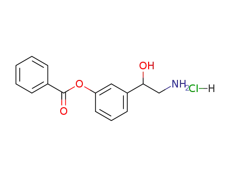 1-(3-benzoyloxyphenyl)-2-aminoethanol hydrochloride