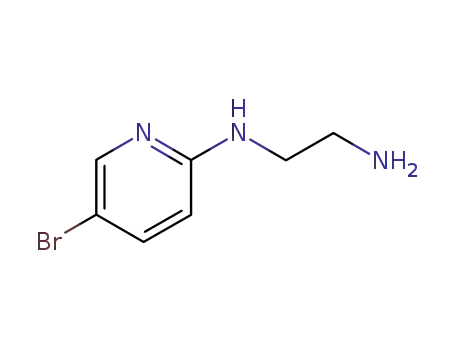 Molecular Structure of 199522-66-2 (N1-(5-Bromopyrid-2-yl)ethane-1,2-diamine)