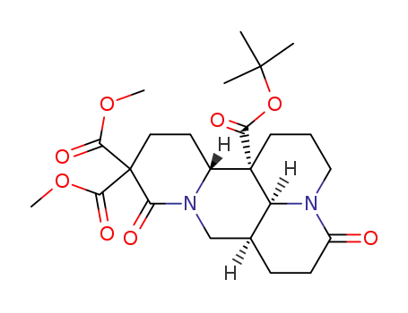 (6aS,11aR,11bS,11cS)-4,8-Dioxo-octahydro-3a,7a-diaza-benzo[de]anthracene-9,9,11b-tricarboxylic acid 11b-tert-butyl ester 9,9-dimethyl ester